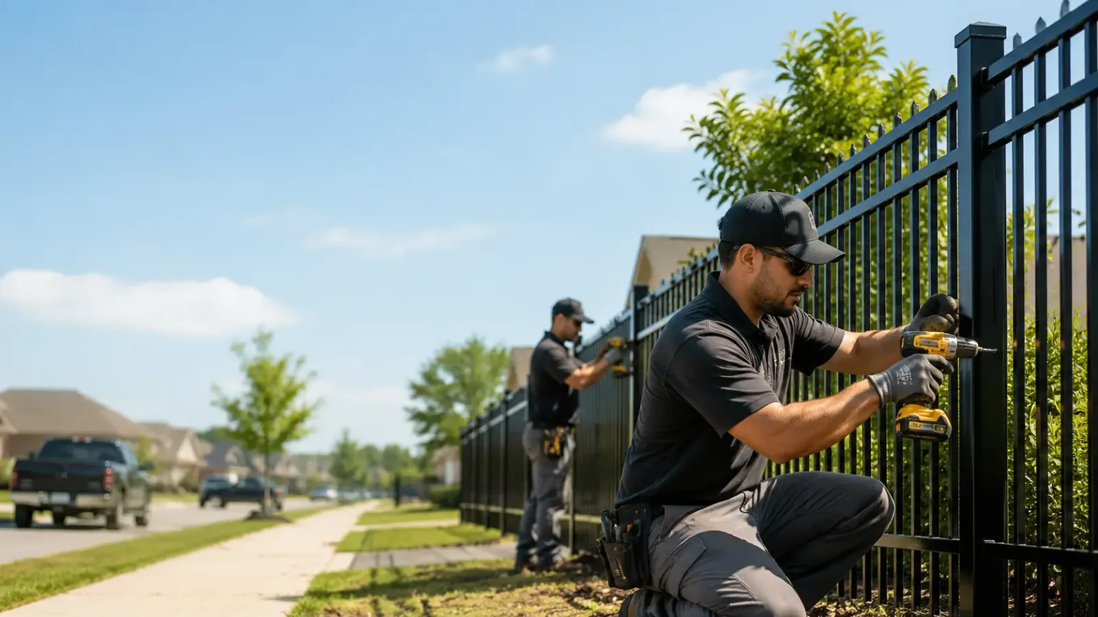Metal Fence Installation in Clint, TX